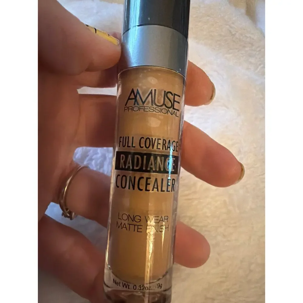 AMUSE Full Coverage Radiance Concealer Tan KL237-7 Long Wear Matte 0.32 oz